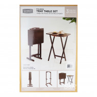 Member's Selection Folding Tray Table Set 3pcs 